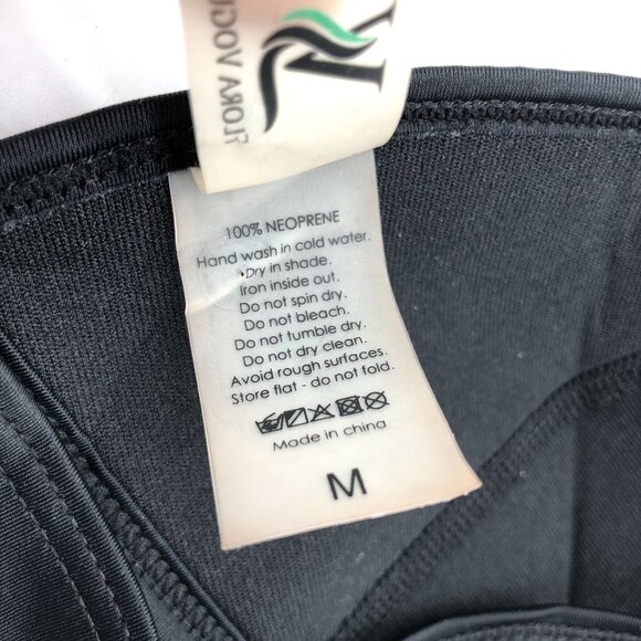 Flora Vogue Mesh Triangle Bikini Top Fishnet Bralette Black M - Picture 4 of 4